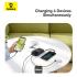 Baseus QPow2 10000mAh Digital Display Fast Charge Power Bank 30W With Built-in Dual Type-C Cable - Black